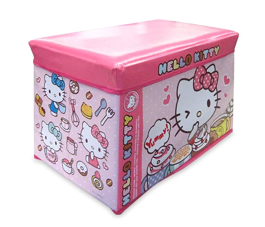 ハローキティ　おもちゃ箱　2012 ハローキティ 収納ボックス おもちゃ箱 キャスター付き サンリオ
